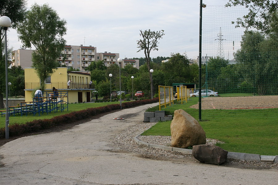 Nowy kompleks sportowy przy ul. Moniuszki i mecz 2 kolejki IV ligi Olimpia 2004 - Tcza Biskupiec, fot. 13