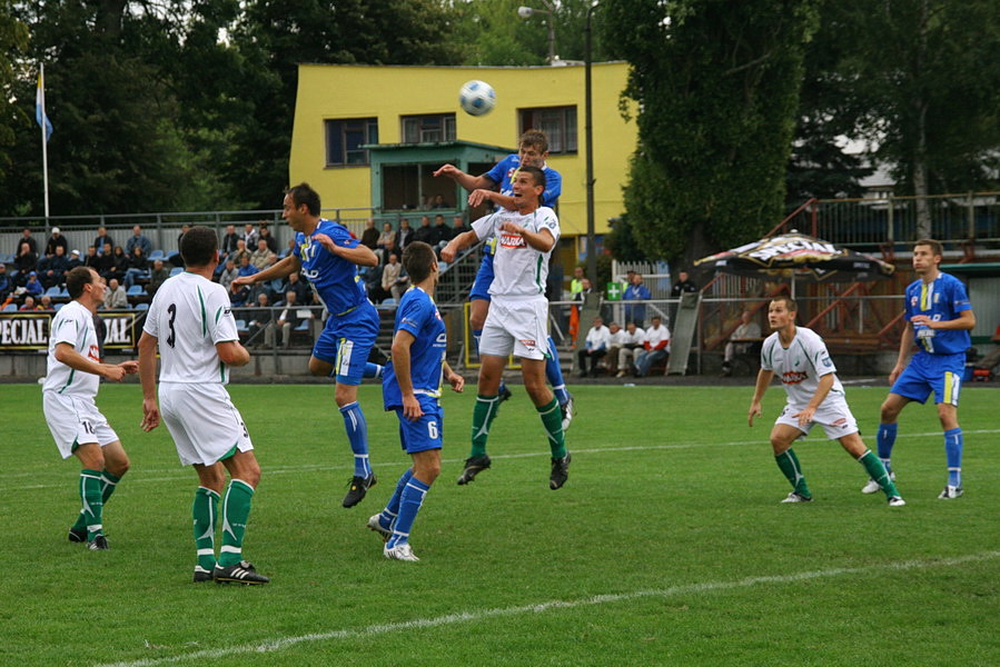 Mecz 8 kolejki II ligi: Olimpia Elblg - Pelikan owicz 1-1, fot. 7