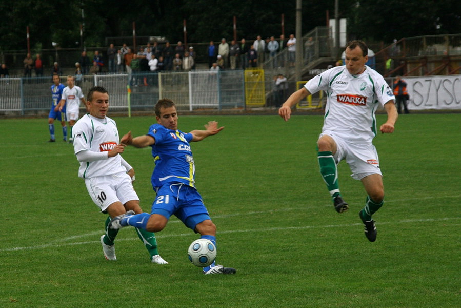 Mecz 8 kolejki II ligi: Olimpia Elblg - Pelikan owicz 1-1, fot. 8