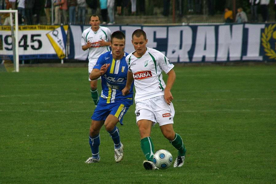 Mecz 8 kolejki II ligi: Olimpia Elblg - Pelikan owicz 1-1, fot. 10