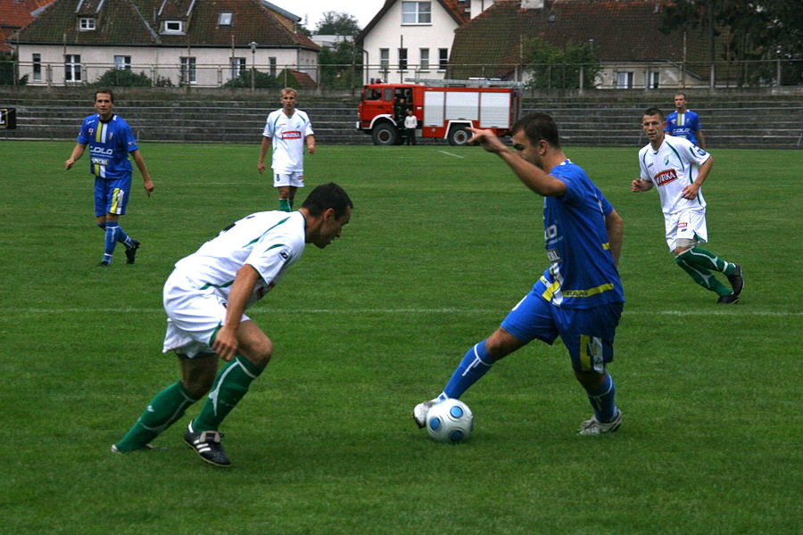 Mecz 8 kolejki II ligi: Olimpia Elblg - Pelikan owicz 1-1, fot. 20