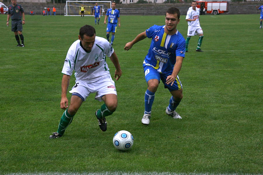 Mecz 8 kolejki II ligi: Olimpia Elblg - Pelikan owicz 1-1, fot. 22