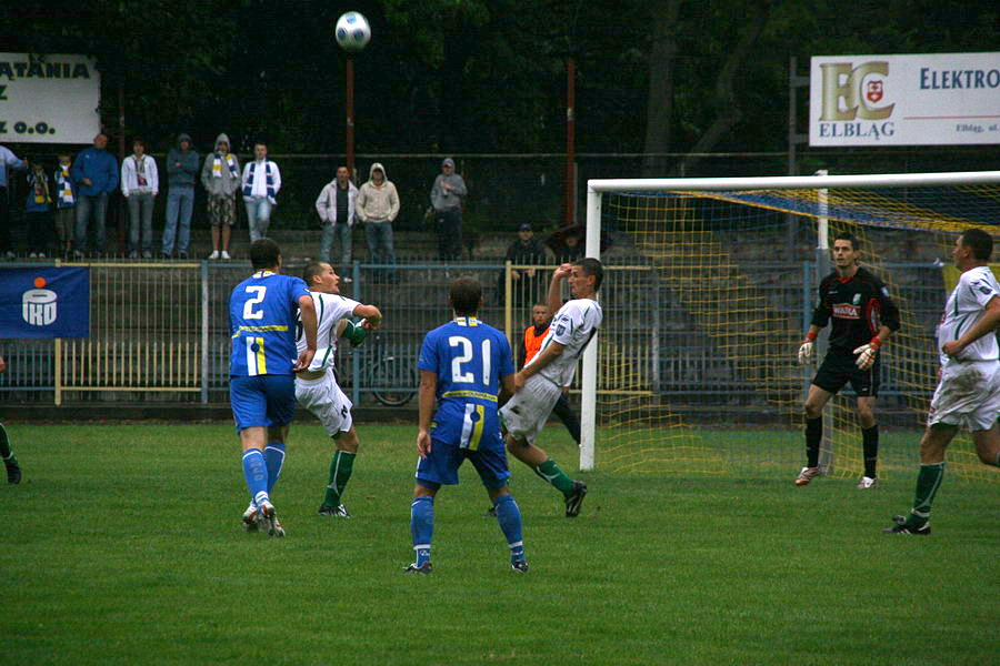 Mecz 8 kolejki II ligi: Olimpia Elblg - Pelikan owicz 1-1, fot. 24