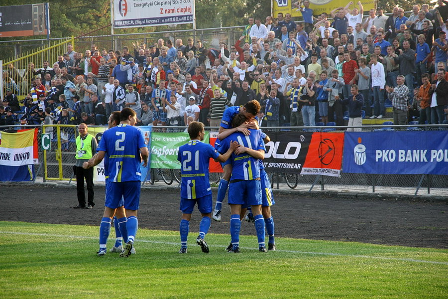 Mecz 10 kolejki II ligi: Olimpia Elblg - Kolejarz Stre 2-3, fot. 12