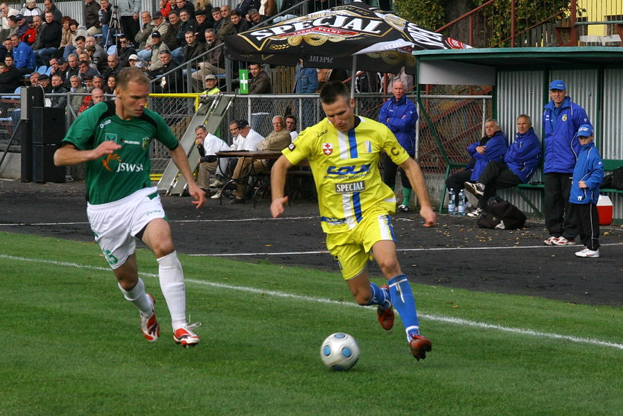 Mecz 13 kolejki II ligi: Olimpia Elblg - GKS Jastrzbie 1-3, fot. 23