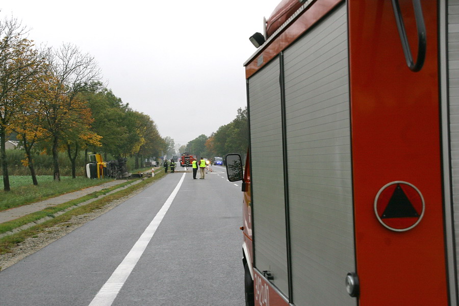 Wypadek cysterny z gazem w Kazimierzowie na drodze krajowej nr 7, fot. 8