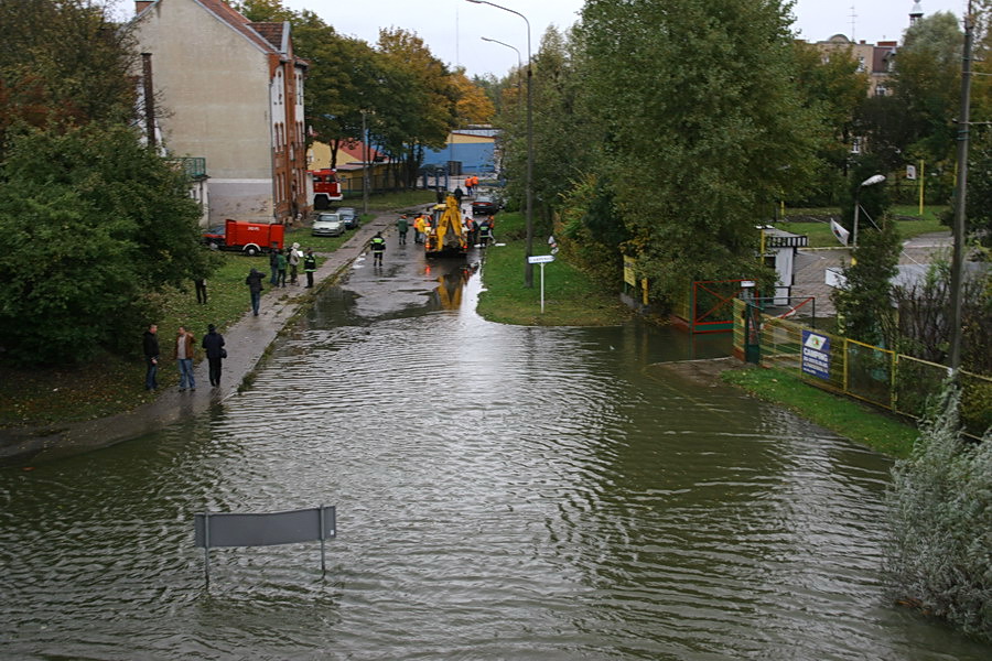 Podtopienia kempingu przy ul. Panieskiej i Bulwaru Zygmunta Augusta, fot. 15