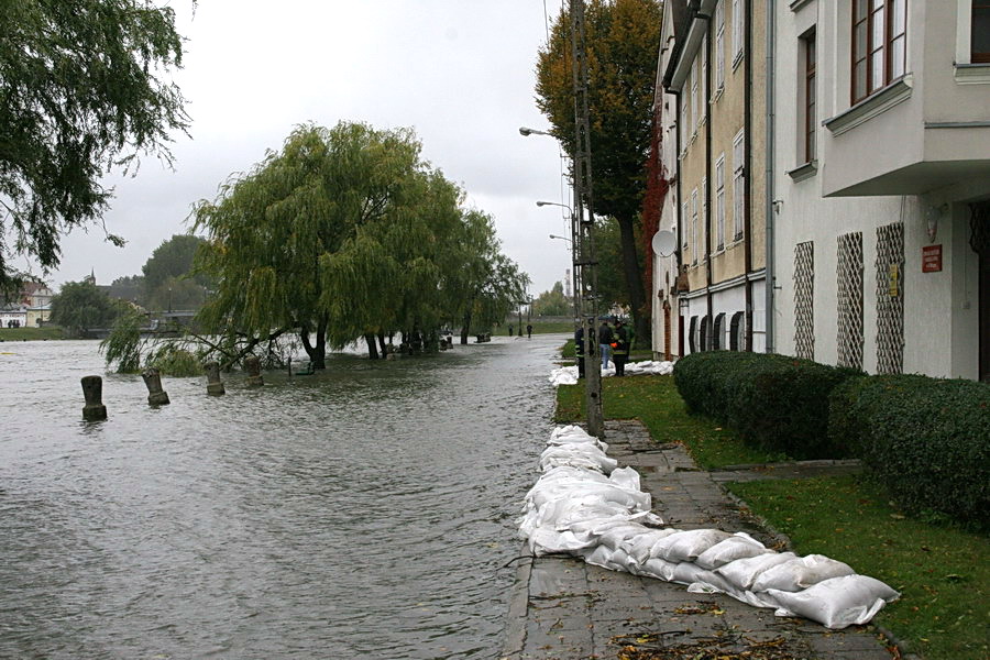 Podtopienia spowodowane cofk do rzeki Elblg, fot. 22