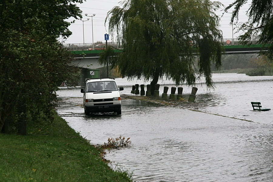 Podtopienia spowodowane cofk do rzeki Elblg, fot. 23