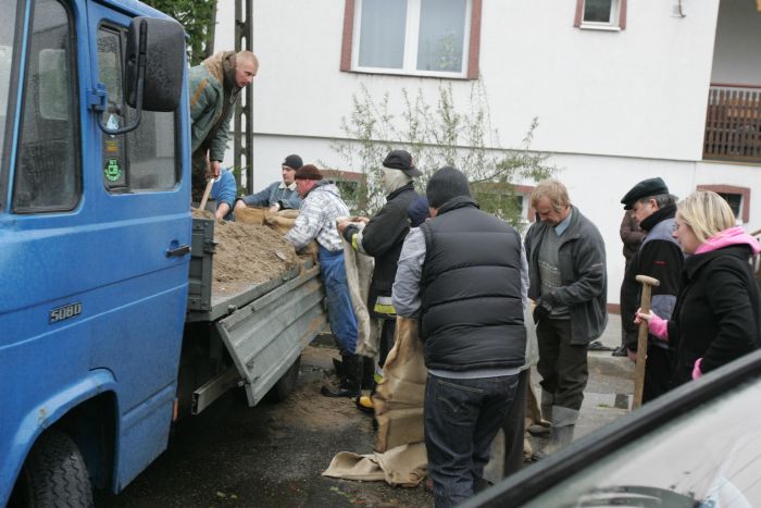 Zagroenie powodziowe w Nowym Dworze Gdaskim - zdjcia z 14.10, fot. 9