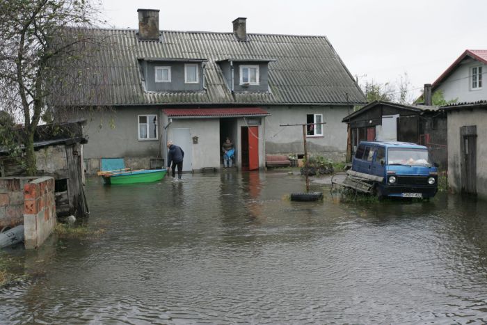 Zagroenie powodziowe w Nowym Dworze Gdaskim - zdjcia z 14.10, fot. 14