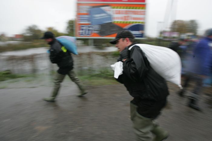 Zagroenie powodziowe w Nowym Dworze Gdaskim - zdjcia z 14.10, fot. 24