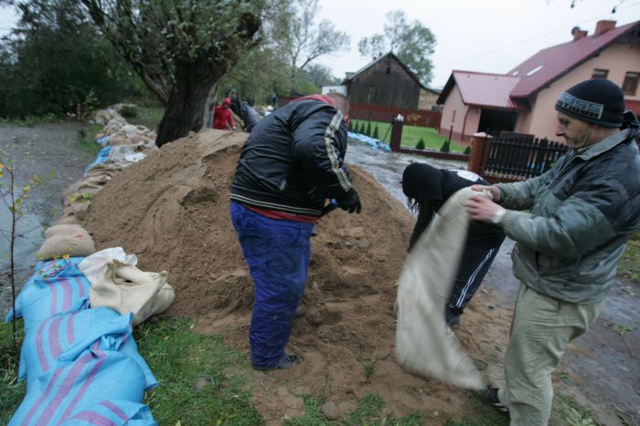 Zagroenie powodziowe w Nowym Dworze Gdaskim - zdjcia z 14.10, fot. 28