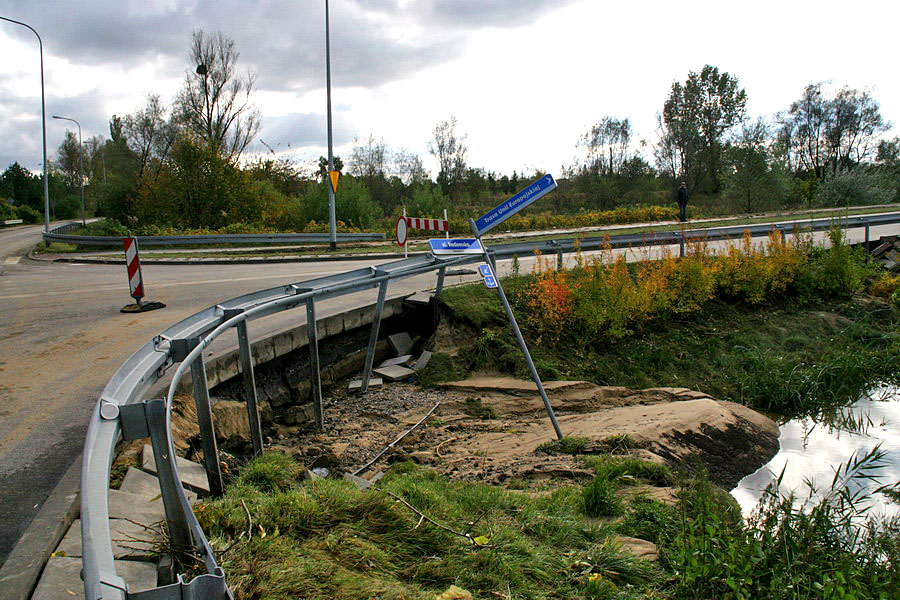 Skutki podtopie po silnych wiatrach w Elblgu, fot. 46