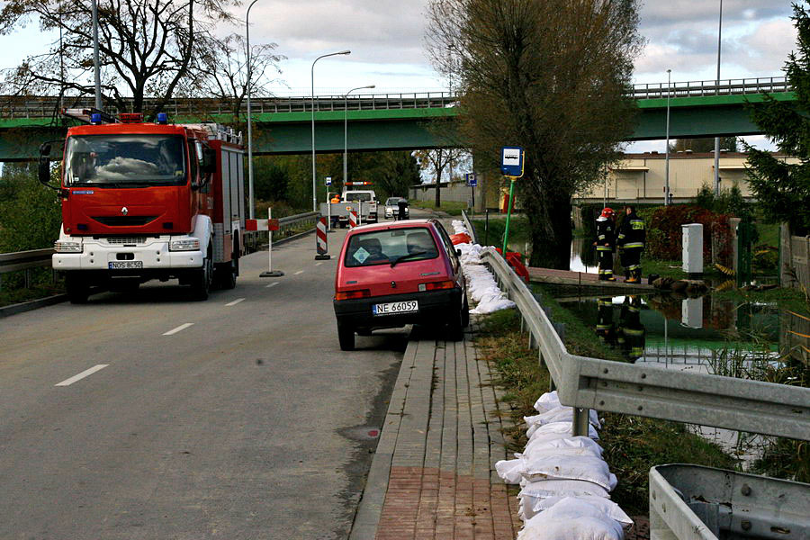 Skutki podtopie po silnych wiatrach w Elblgu, fot. 47