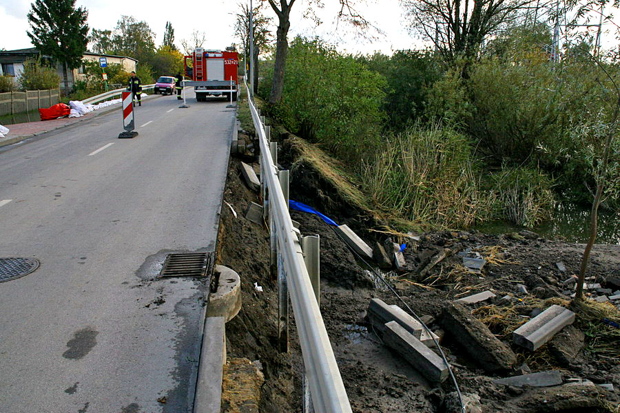 Skutki podtopie po silnych wiatrach w Elblgu, fot. 51