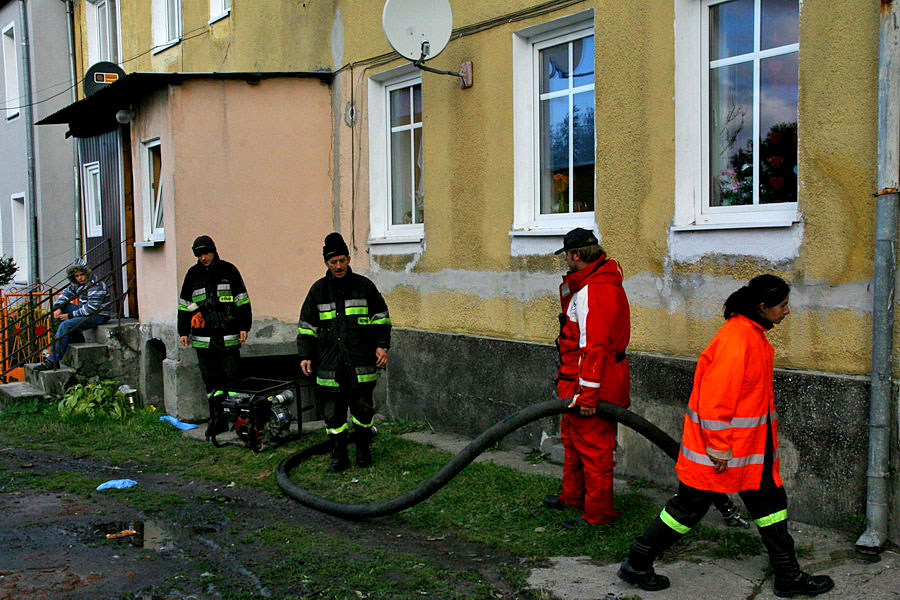 Skutki podtopie po silnych wiatrach w Elblgu, fot. 73