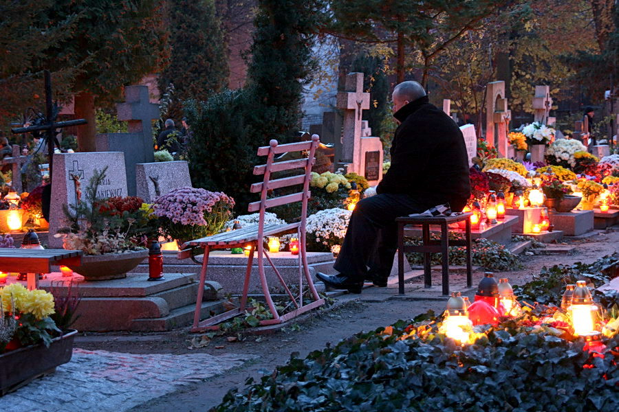 Dzie Wszyskich witych i Zaduszki na cmentarzach w Elblgu i okolicach, fot. 33