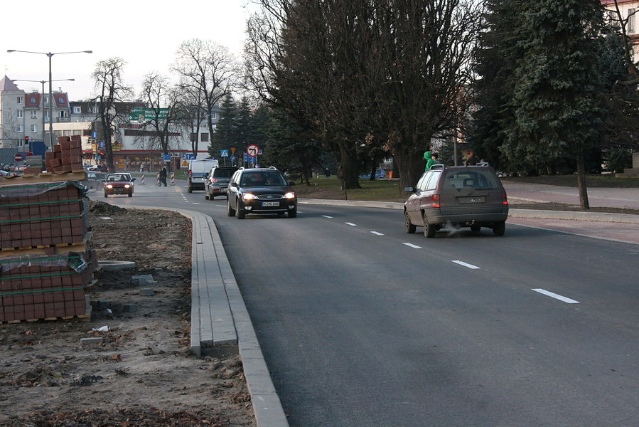 Przebudowa ul. Grota Roweckiego - przywrcenie ruchu na pnocnej czeci jezdni, fot. 7