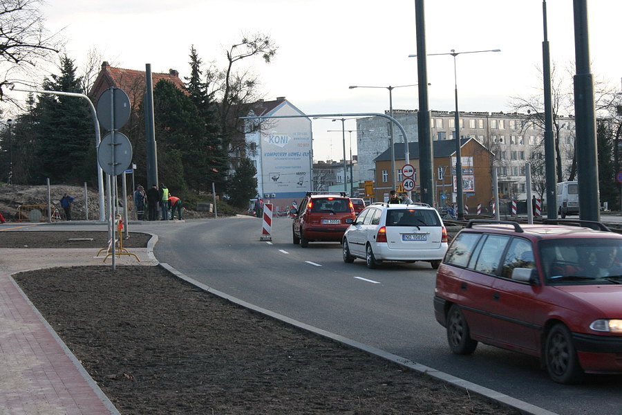 Przebudowa ul. Grota Roweckiego - przywrcenie ruchu na pnocnej czeci jezdni, fot. 8