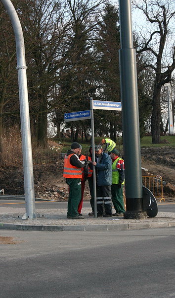 Przebudowa ul. Grota Roweckiego - przywrcenie ruchu na pnocnej czeci jezdni, fot. 13