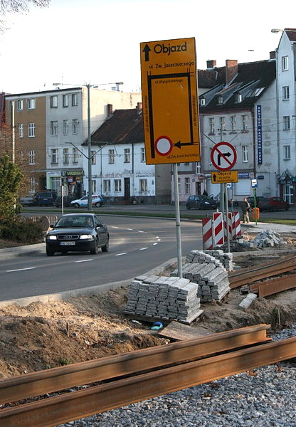 Przebudowa ul. Grota Roweckiego - przywrcenie ruchu na pnocnej czeci jezdni, fot. 18