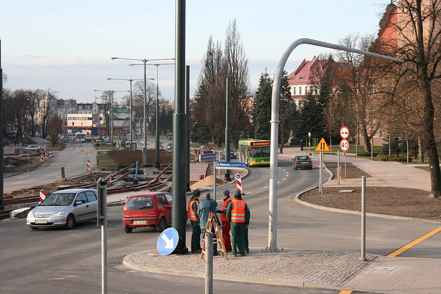 Przebudowa ul. Grota Roweckiego - przywrcenie ruchu na pnocnej czeci jezdni, fot. 26