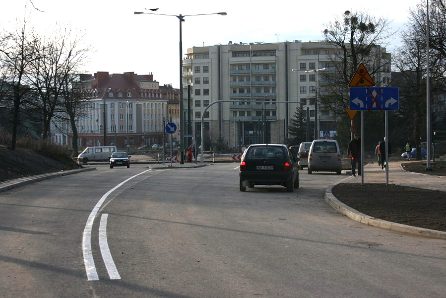 Przebudowa ul. Grota Roweckiego - przywrcenie ruchu na pnocnej czeci jezdni, fot. 31