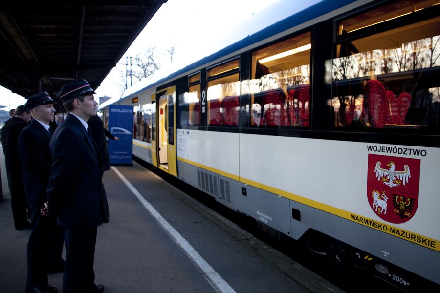 Przekazanie nowoczesnego szynobusu zakupionego przez Samorzd Wojewdztwa Warmisko-Mazurskiego, fot. 11