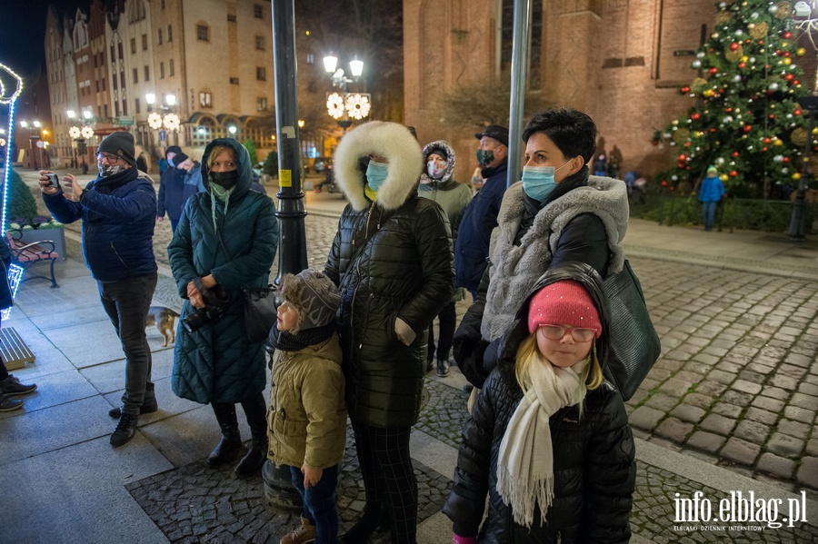 Rozwietlenie witecznej choinki przez prezydenta Wrblewskiego., fot. 9