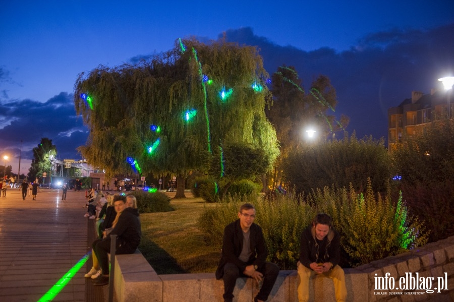 Wystp Madis, oraz pokaz laserowy nad rzek Elblg, fot. 18