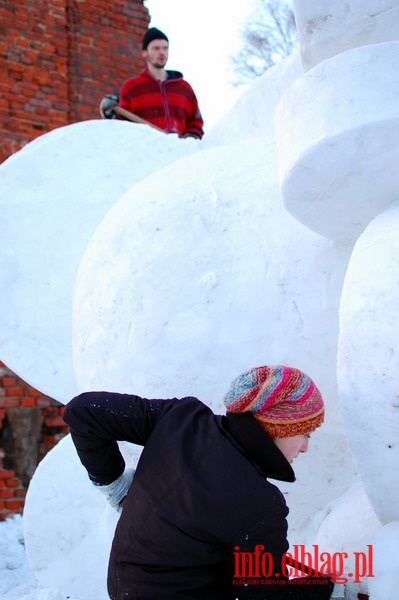 Pierwszy dzie VI Festiwalu Rzeby w niegu - Terytorium Bieli, fot. 17