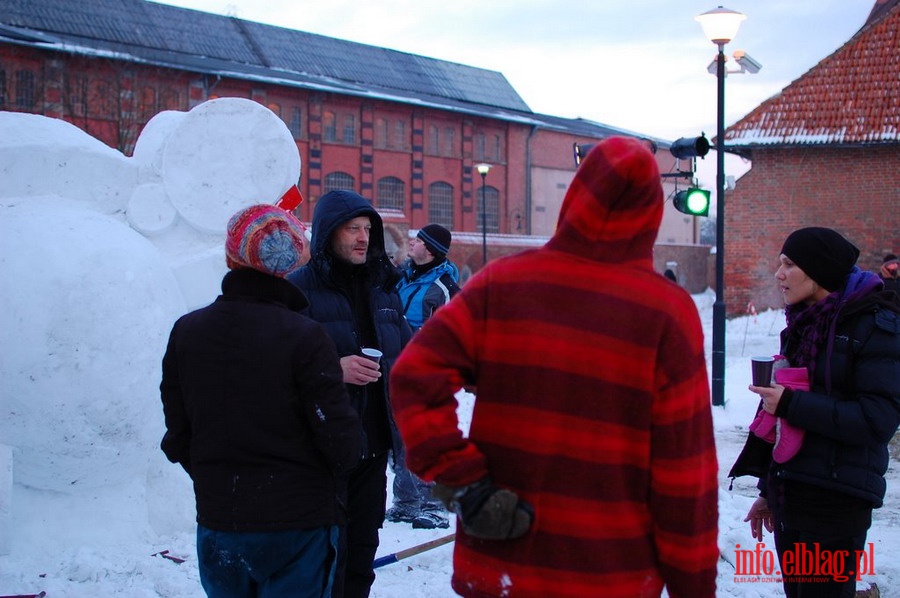 Pierwszy dzie VI Festiwalu Rzeby w niegu - Terytorium Bieli, fot. 24