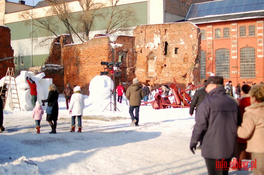 Drugi dzie VI Festiwalu Rzeby w niegu - Terytorium Bieli, fot. 14