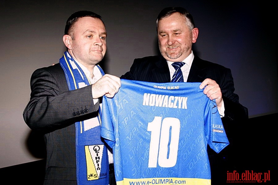 Prezentacja pikarzy Olimpii Elblg przed rund wiosenn sezonu 2009/2010, fot. 9