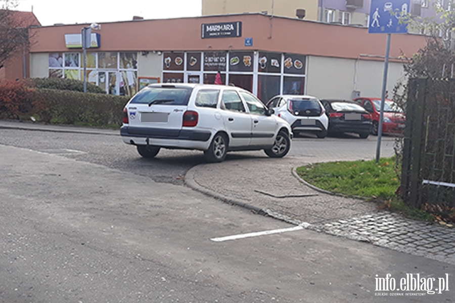 Mistrzowie parkowania w Elblgu (cz 203), fot. 4