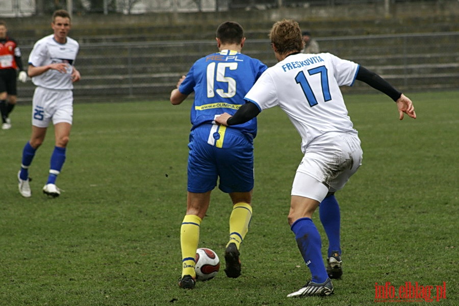 Mecz 24 kolejki II ligi: Olimpia Elblg - Ruch Wysokie Mazowieckie 1-0, fot. 9