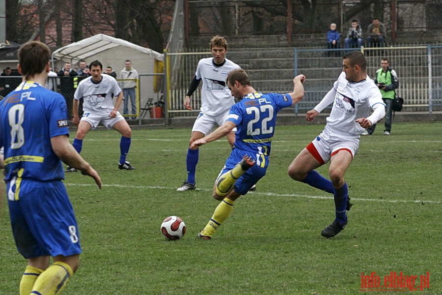 Mecz 24 kolejki II ligi: Olimpia Elblg - Ruch Wysokie Mazowieckie 1-0, fot. 11