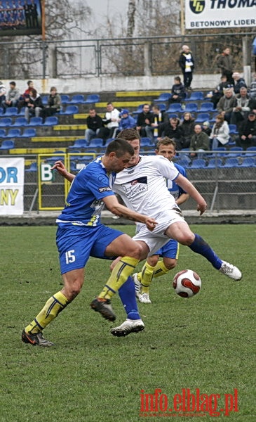 Mecz 24 kolejki II ligi: Olimpia Elblg - Ruch Wysokie Mazowieckie 1-0, fot. 12