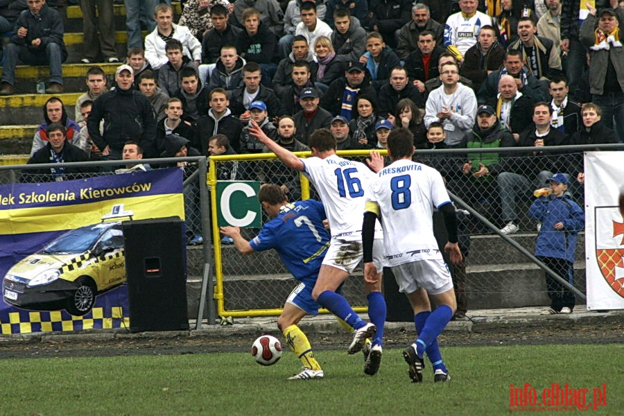 Mecz 24 kolejki II ligi: Olimpia Elblg - Ruch Wysokie Mazowieckie 1-0, fot. 17