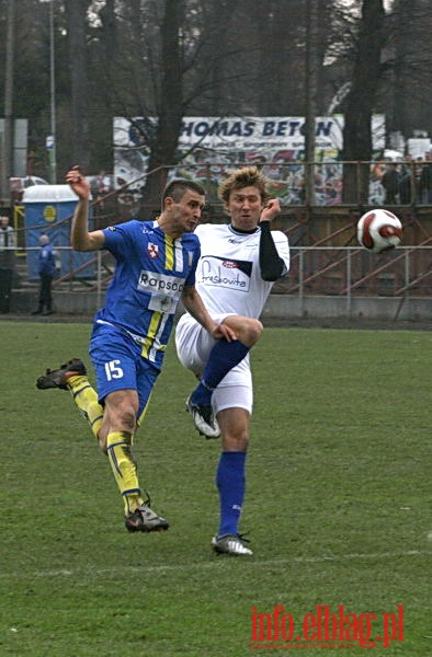 Mecz 24 kolejki II ligi: Olimpia Elblg - Ruch Wysokie Mazowieckie 1-0, fot. 21