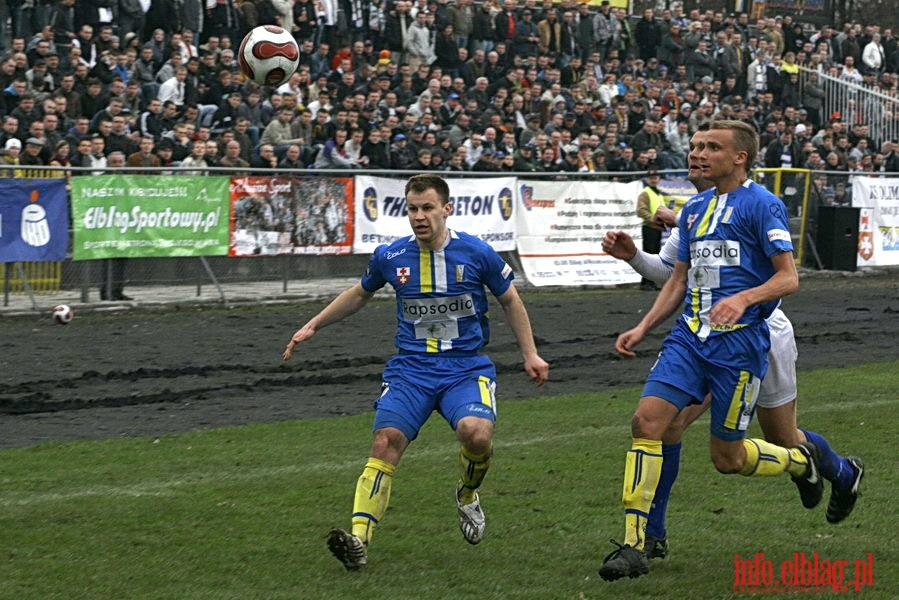 Mecz 24 kolejki II ligi: Olimpia Elblg - Ruch Wysokie Mazowieckie 1-0, fot. 23