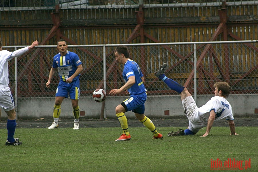 Mecz 24 kolejki II ligi: Olimpia Elblg - Ruch Wysokie Mazowieckie 1-0, fot. 25