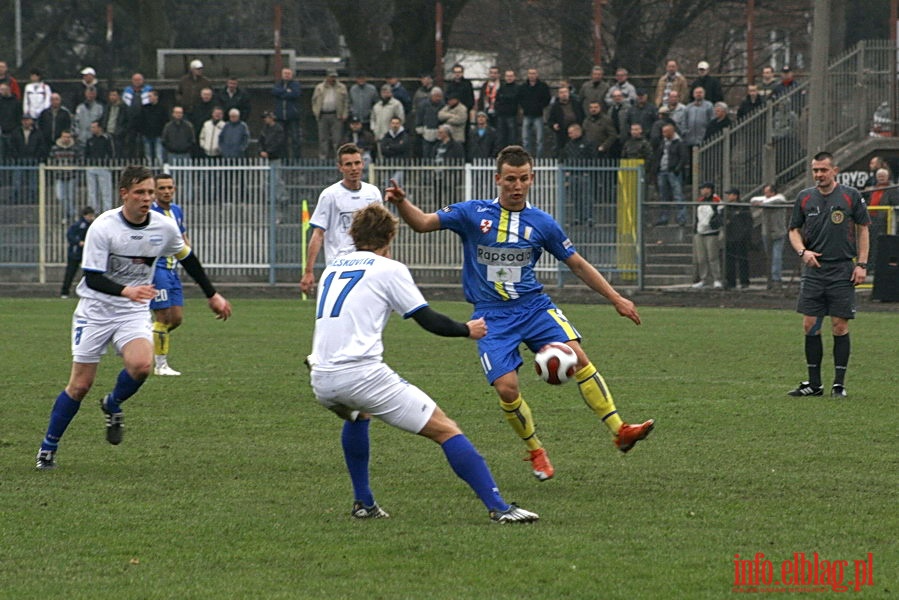 Mecz 24 kolejki II ligi: Olimpia Elblg - Ruch Wysokie Mazowieckie 1-0, fot. 27