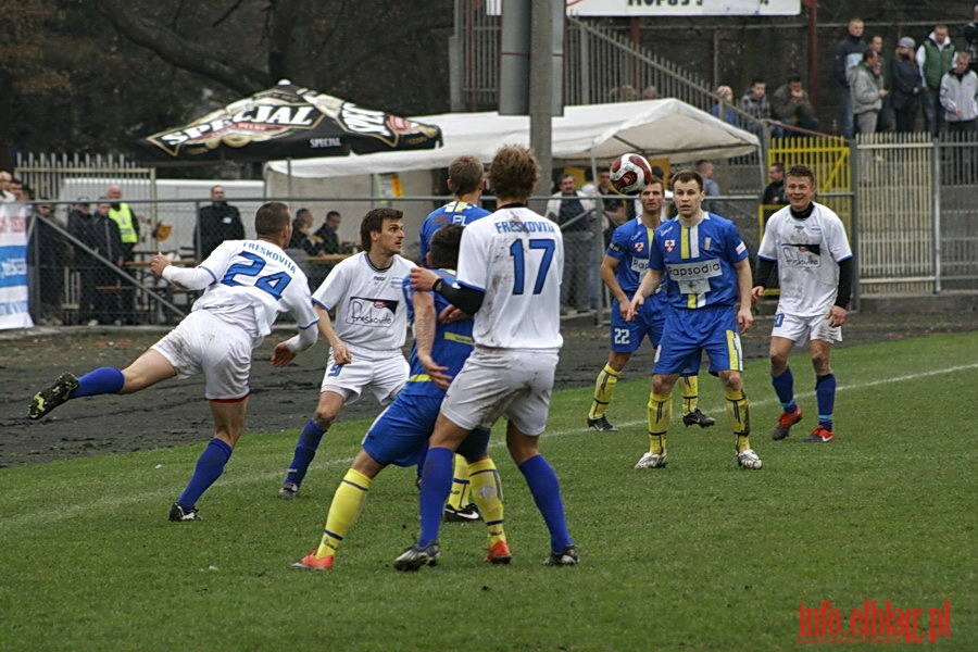 Mecz 24 kolejki II ligi: Olimpia Elblg - Ruch Wysokie Mazowieckie 1-0, fot. 31