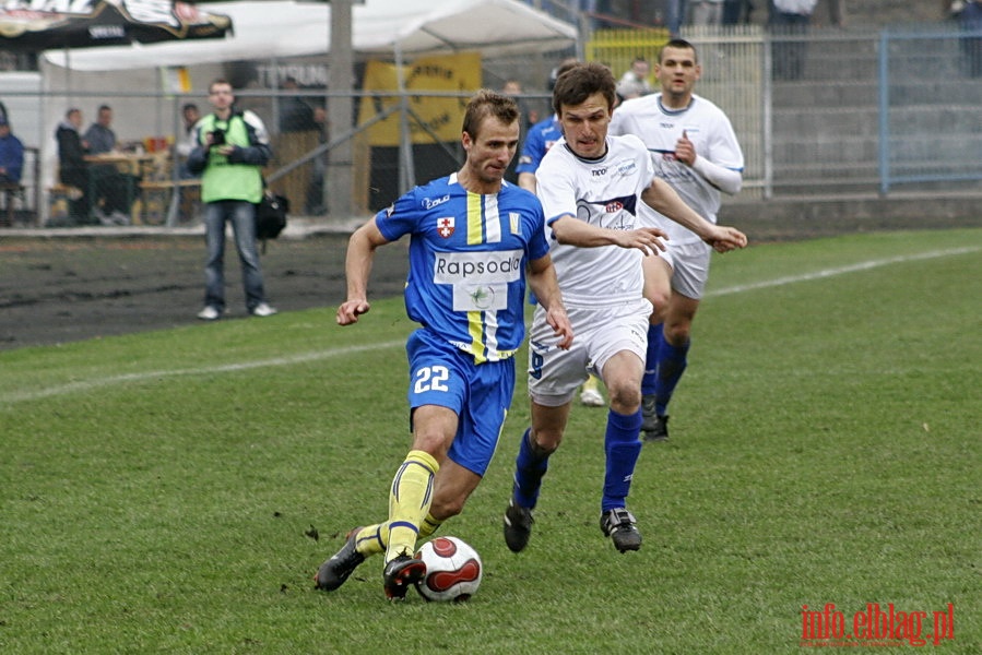 Mecz 24 kolejki II ligi: Olimpia Elblg - Ruch Wysokie Mazowieckie 1-0, fot. 32