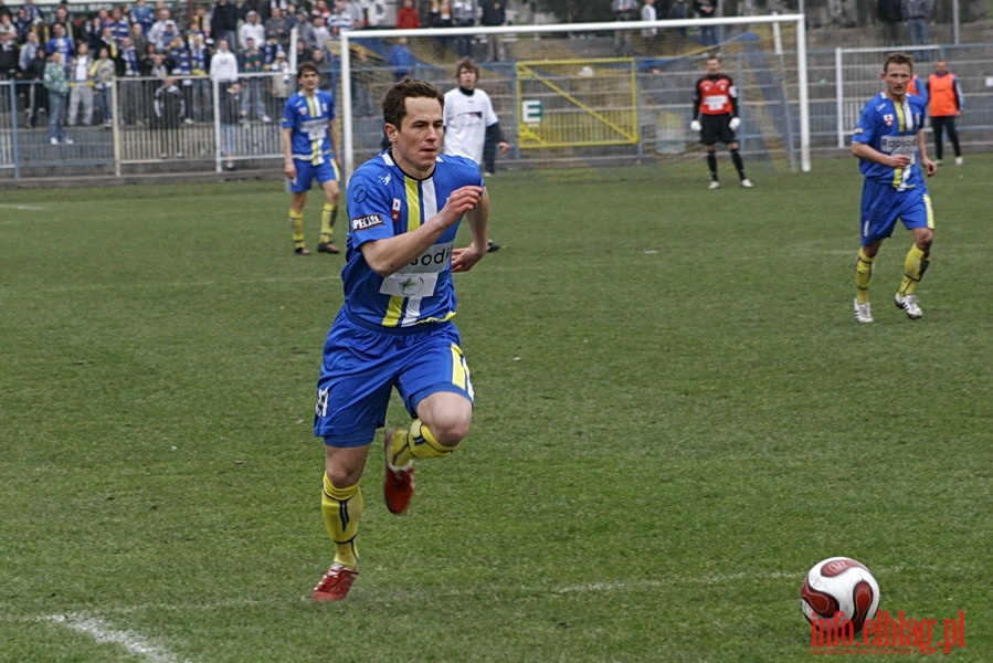 Mecz 24 kolejki II ligi: Olimpia Elblg - Ruch Wysokie Mazowieckie 1-0, fot. 34