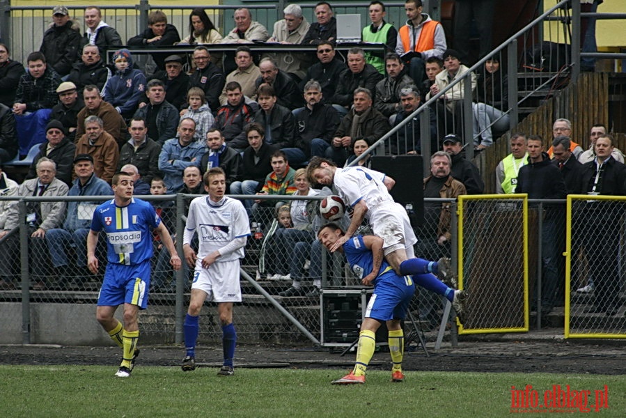 Mecz 24 kolejki II ligi: Olimpia Elblg - Ruch Wysokie Mazowieckie 1-0, fot. 37