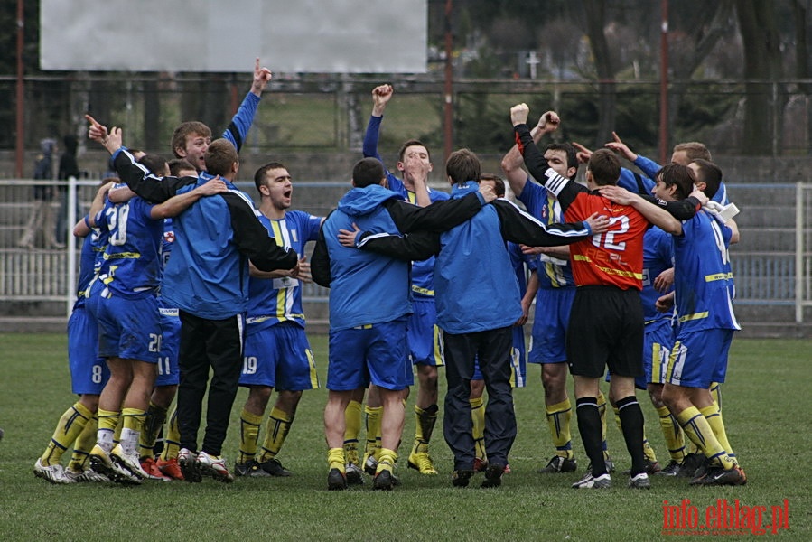 Mecz 24 kolejki II ligi: Olimpia Elblg - Ruch Wysokie Mazowieckie 1-0, fot. 40