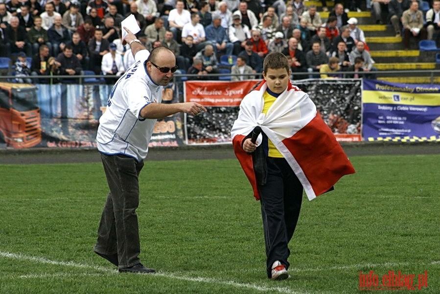 Mecz 28 kolejki II ligi: Olimpia Elblg - Jeziorak Iawa 1:0, fot. 3